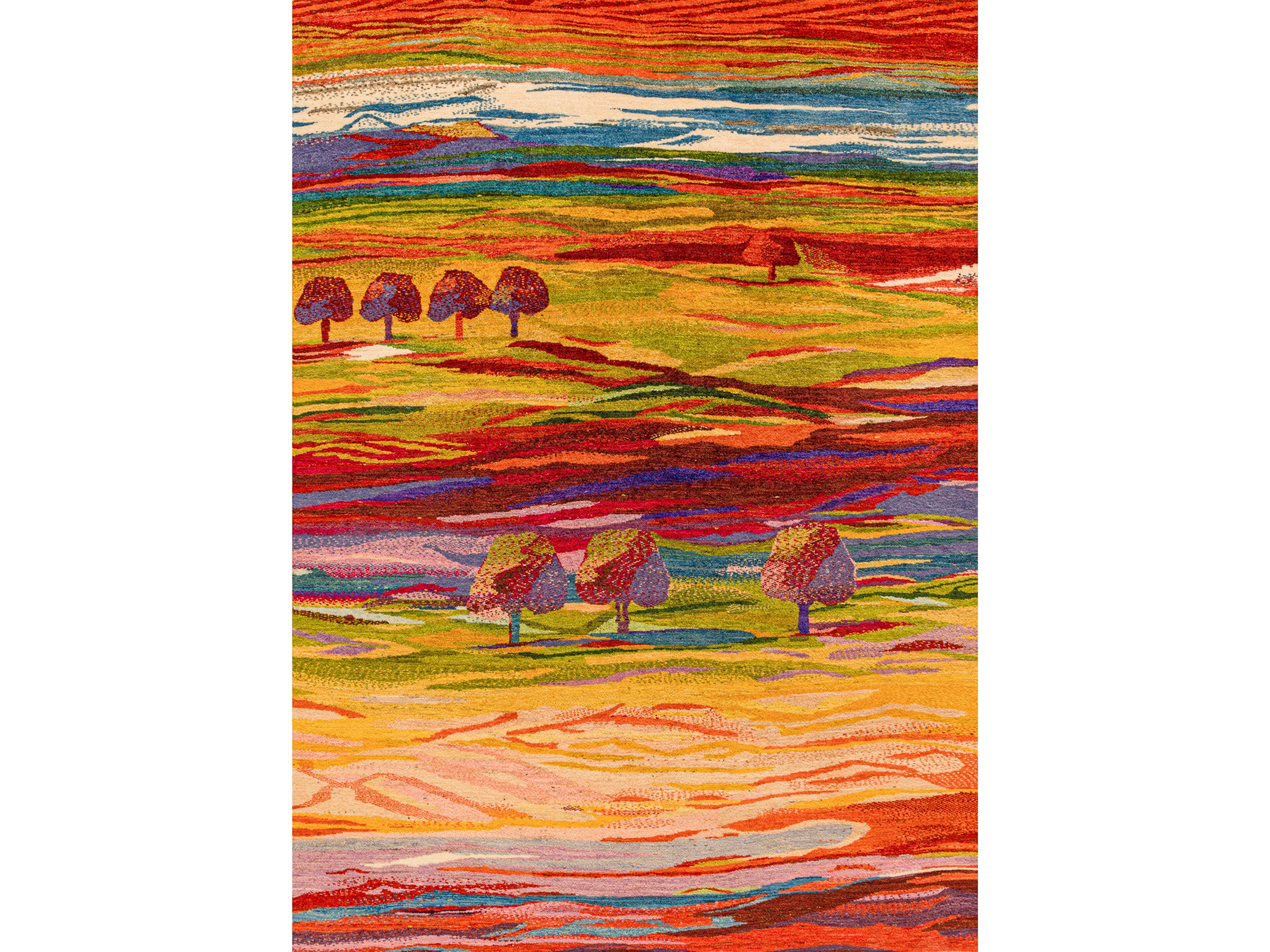 Прямоугольный шерстяной ковер Zollanvari Gabbehs Landscapes ARCH-00074490 - Вид №1