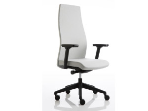 Мягкий тканевый операционный стул с подлокотниками