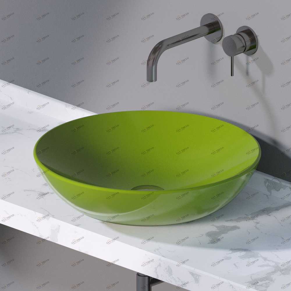 L241121 Накладная раковина на столешницу  круглая A. e T. Italia THIN AeT ITALIA