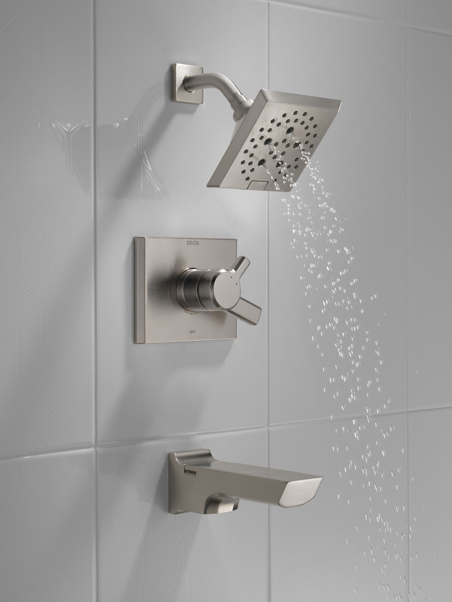 Monitor® 17 Series H2Okinetic® для ванны и душа Delta Faucet T17499-SS - Вид №7