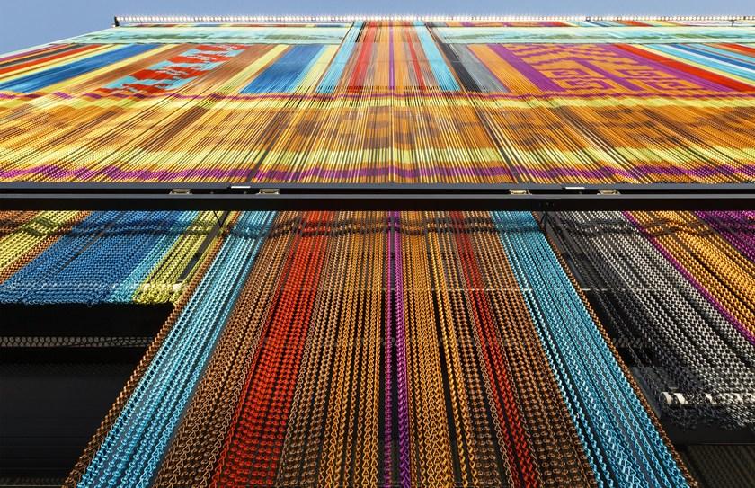 Kriskadecor Проволочная ткань и металлизированная ткань для фасада sun-id-1392778 - Вид №3