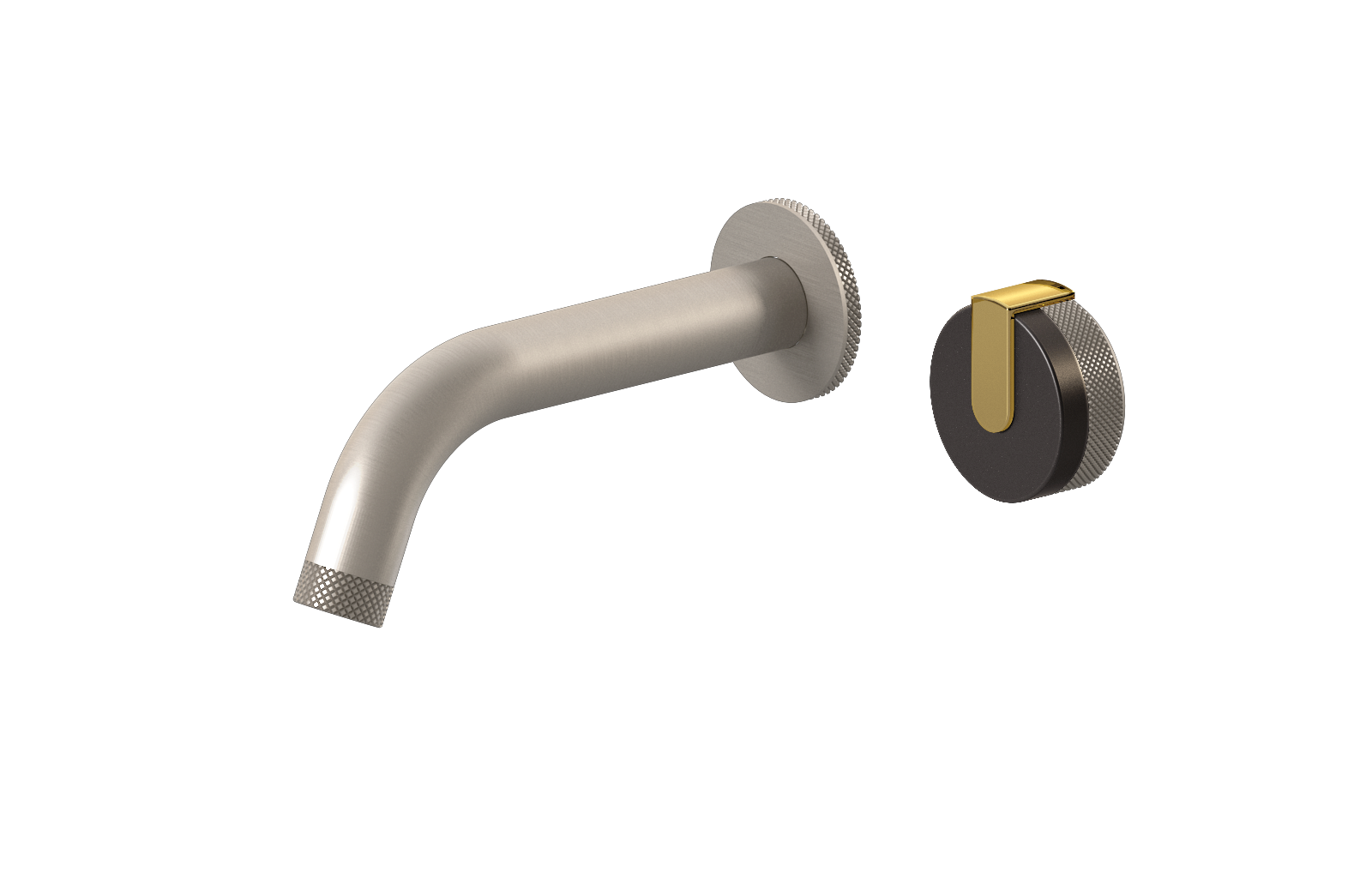 E-11535-R1GM-L1AU-BNi Настенный прогрессивный смеситель скрытого монтажа для раковины GRAFF MOD+