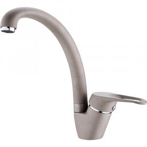 Смеситель кухонный  Franke Vega Поворотный излив Fragranite Миндаль