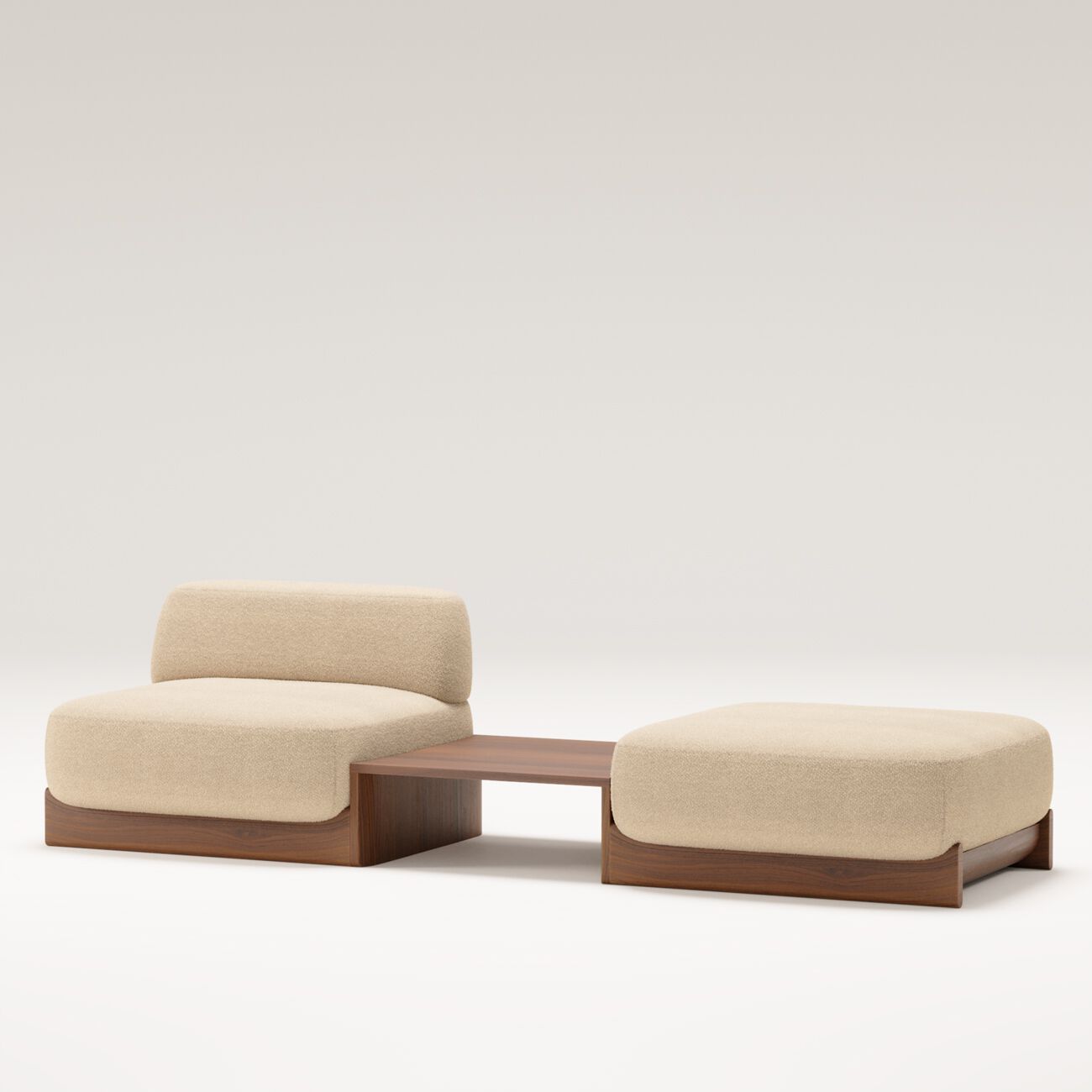 Модульный диван из ткани и ореха Wewood купол ARCH-00072838 - Вид №21