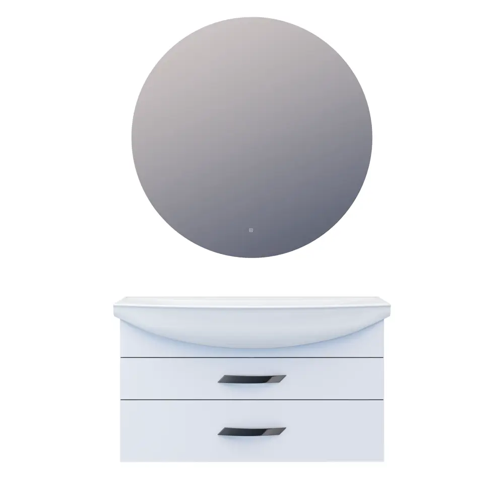 Тумба под раковину Vigo Moss подвесная 105 см, цвет белый STLM-2010324 - Вид №5