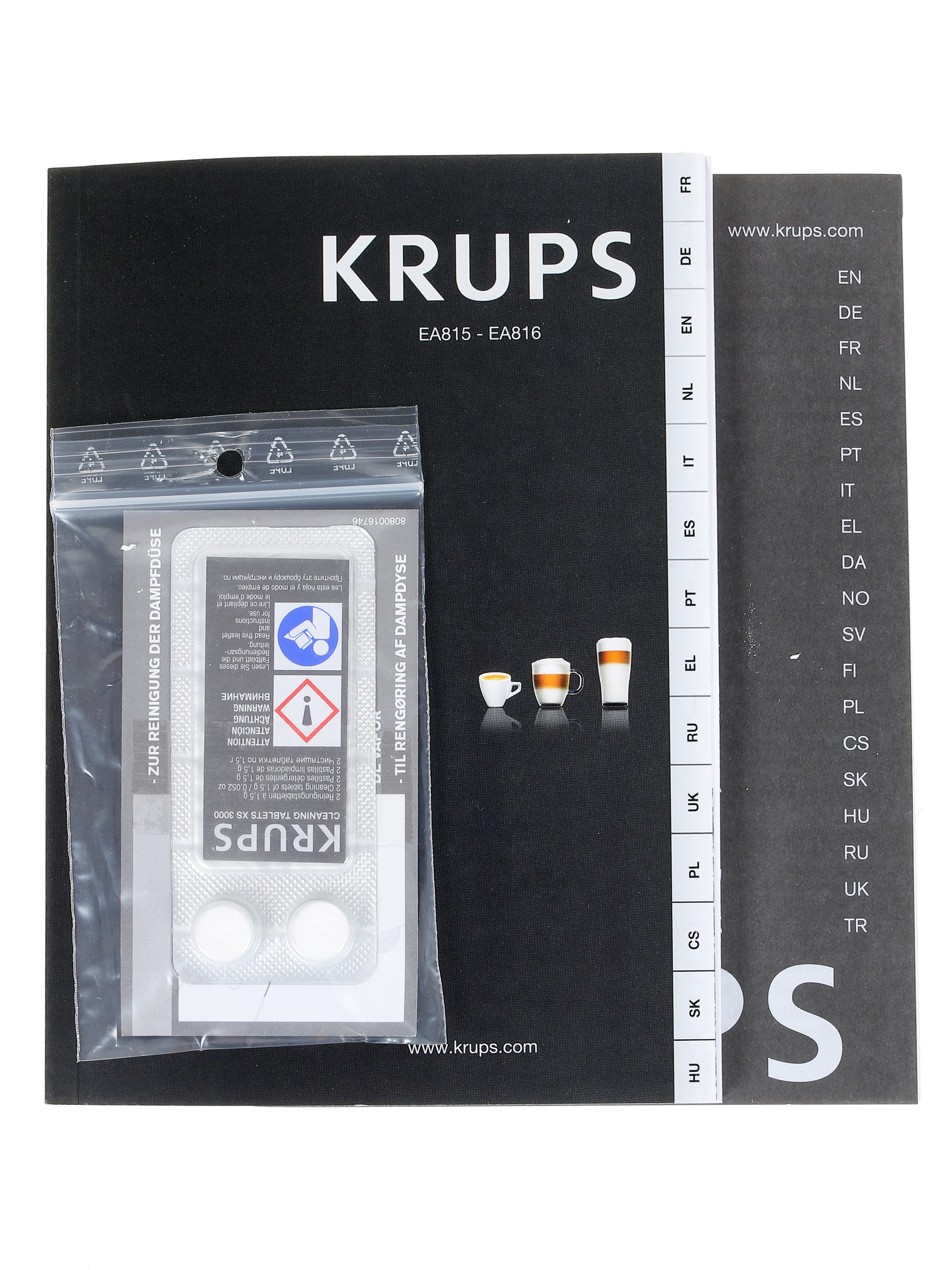 1239053 Кофемашина автоматическая Krups EA817010 черный STDN-0077378 - Вид №8