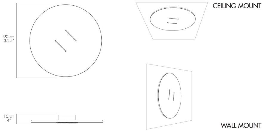 ANDlight Настенный светильник / потолочный светильник Button sun-id-1349246 - Вид №3