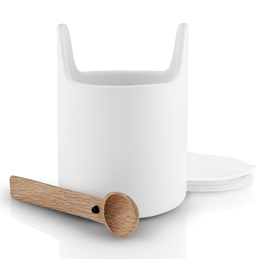 520426 Банка для сыпучих продуктов toolbox с ложкой, 800 мл, белая Eva Solo  - Вид №3