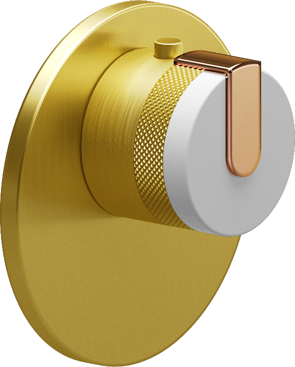 E-8027-R1WTE-L1RG-BB-T Термостатический переключатель 3/4-Внешняя часть GRAFF MOD+