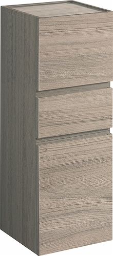 44768 IFO Renova Plan шкаф средней высоты с двумя дверцами и ящиком, глянцевый белый  - Вид №3