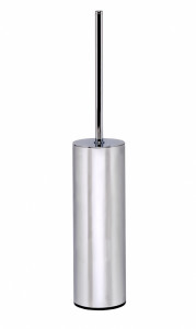 6519/MB Surya Metall, круглый настенный ерш с крышкой, цвет черный матовый