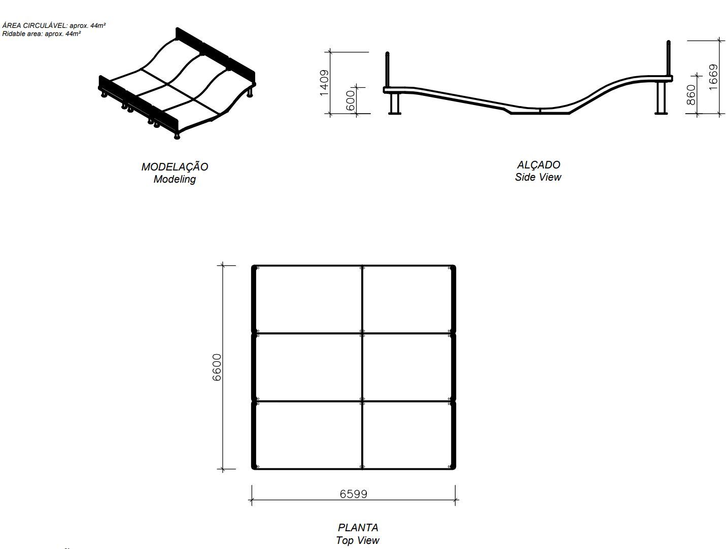 Бетонная спортивная рампа amop Suba Ramps ARCH-00035844 - Вид №22