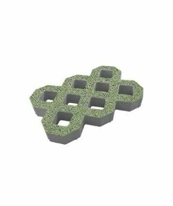 Тротуарные плиты "ГАЗОННАЯ РЕШЕТКА" - Б.1.ГР.8 (Гранит) Зеленый
