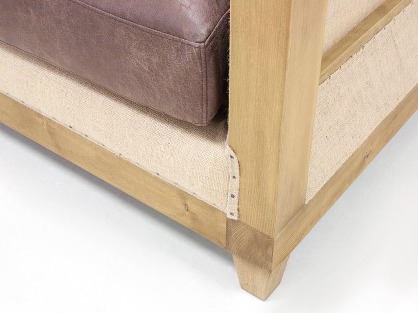 CREARTE COLLECTIONS 2-х местный кожаный диван Bambou essence 28 - Вид №6