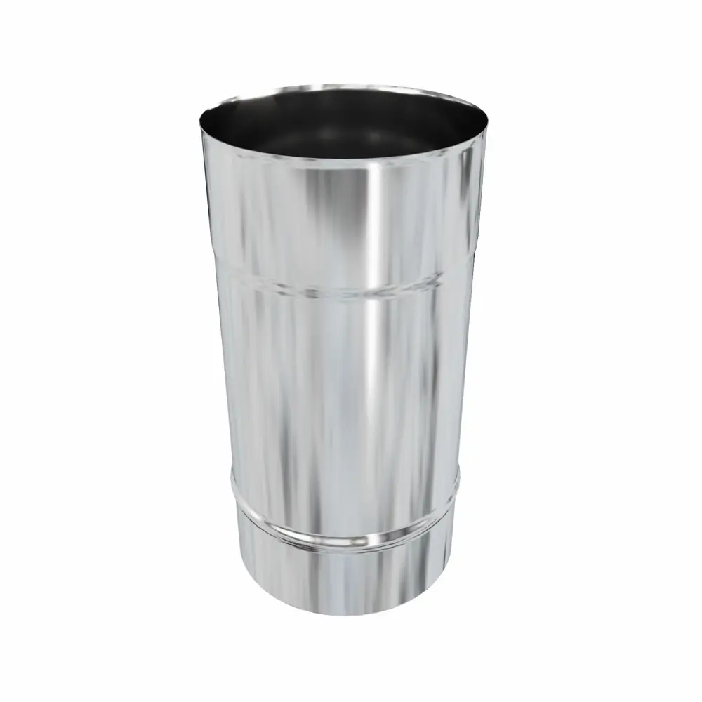 Труба для дымохода Коракс D120 0.25 м нержавеющая сталь 0.5 мм STLM-2083681