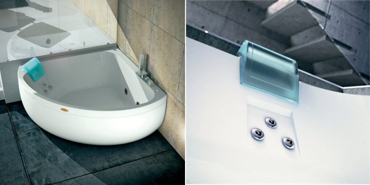 Ванна с гидромассажем "HYDRO BASE" Aquasoul Corner 140 угловая 9443-718A Jacuzzi 9443718A - Вид №1