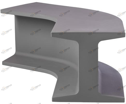 SLIDE Модульная скамья из полиэтилена sun-id-1400674