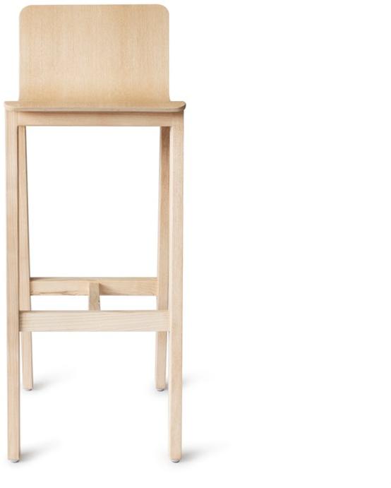 Askia Высокий табурет из ясеня с подставкой для ног Version 3 sun-id-1459255 - Вид №1