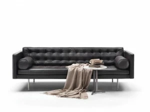 Flexform Кожаный диван-кровать с тафтингом