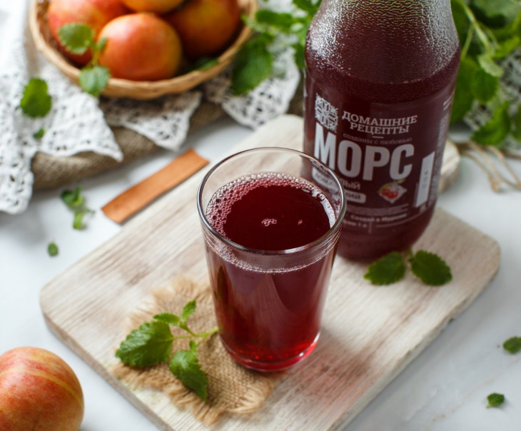 7437 Морс брусничный Вкусляндия  - Вид №1