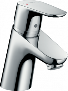 31604000 Focus Смеситель для раковины 70, однорычажный, со сливным клапаном Push-Open Hansgrohe
