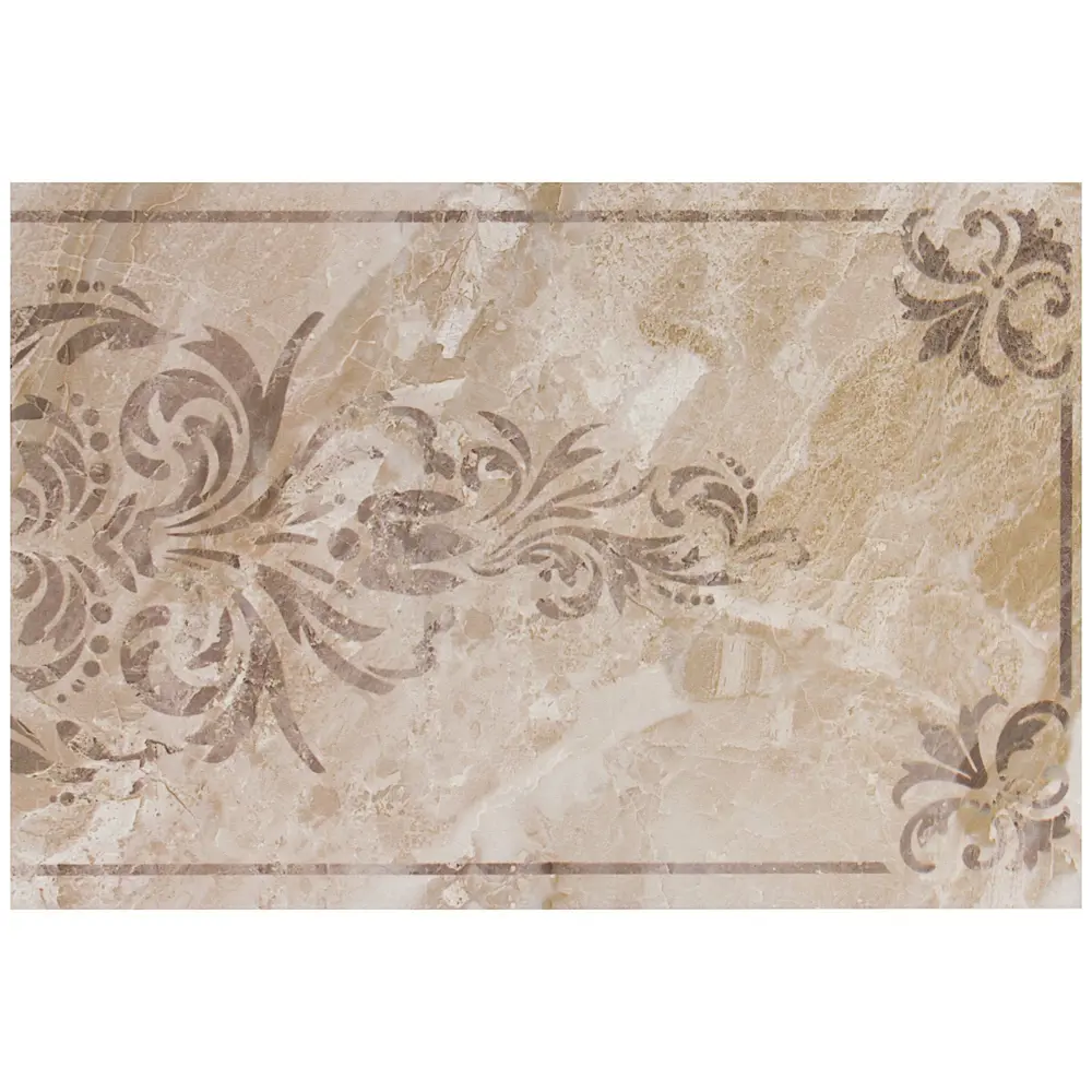 Декор настенный Garda 27х40 см цвет бежевый орнамент 18649879 STLM-2030469 EUROCERAMIKA - Вид №2
