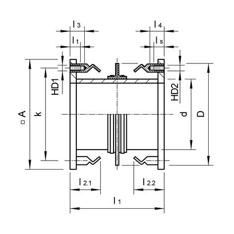 SANIT 852750210225206 Встраиваемый PP, прямой, двухсторонний фланец втулки якоря V4A  - Вид №1