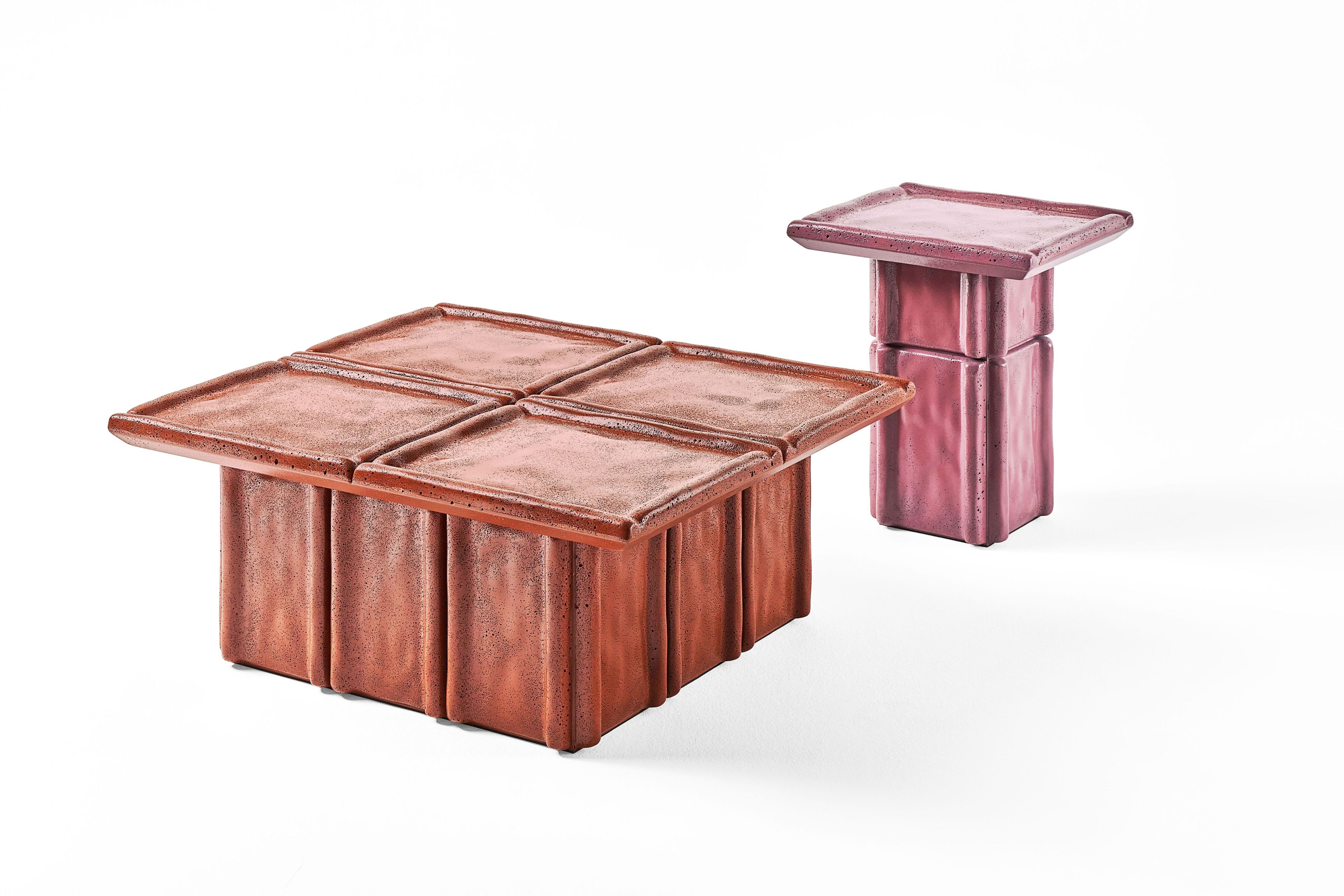 Квадратный сервировочный столик в Cimento® Riva ARCH-00103798 - Вид №3