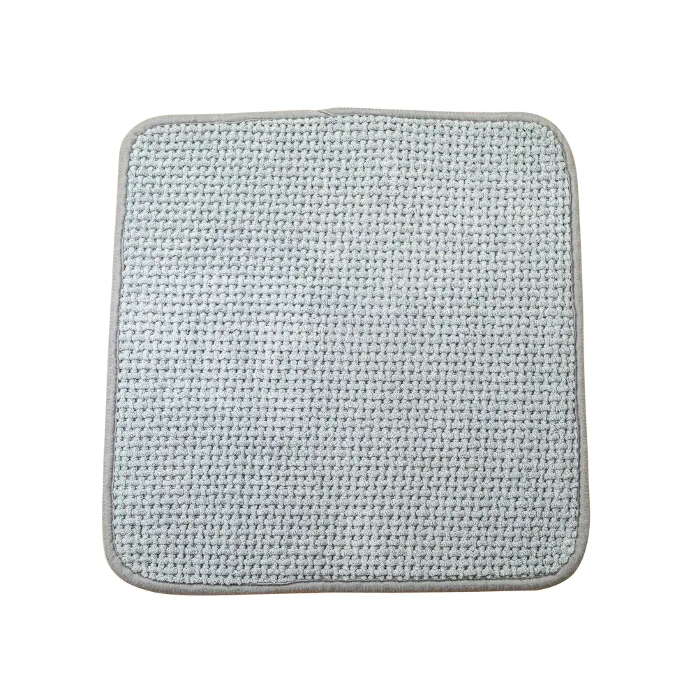 Коврик для ванной SWENSA Slot - уют и безопасность в сером исполнении 89379320 STLM-1521952