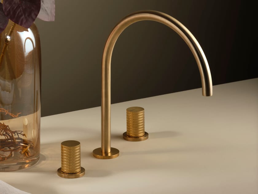 Смеситель для раковины с 3 отверстиями Ritmonio Diametro35 Impronte ARCH-00130979