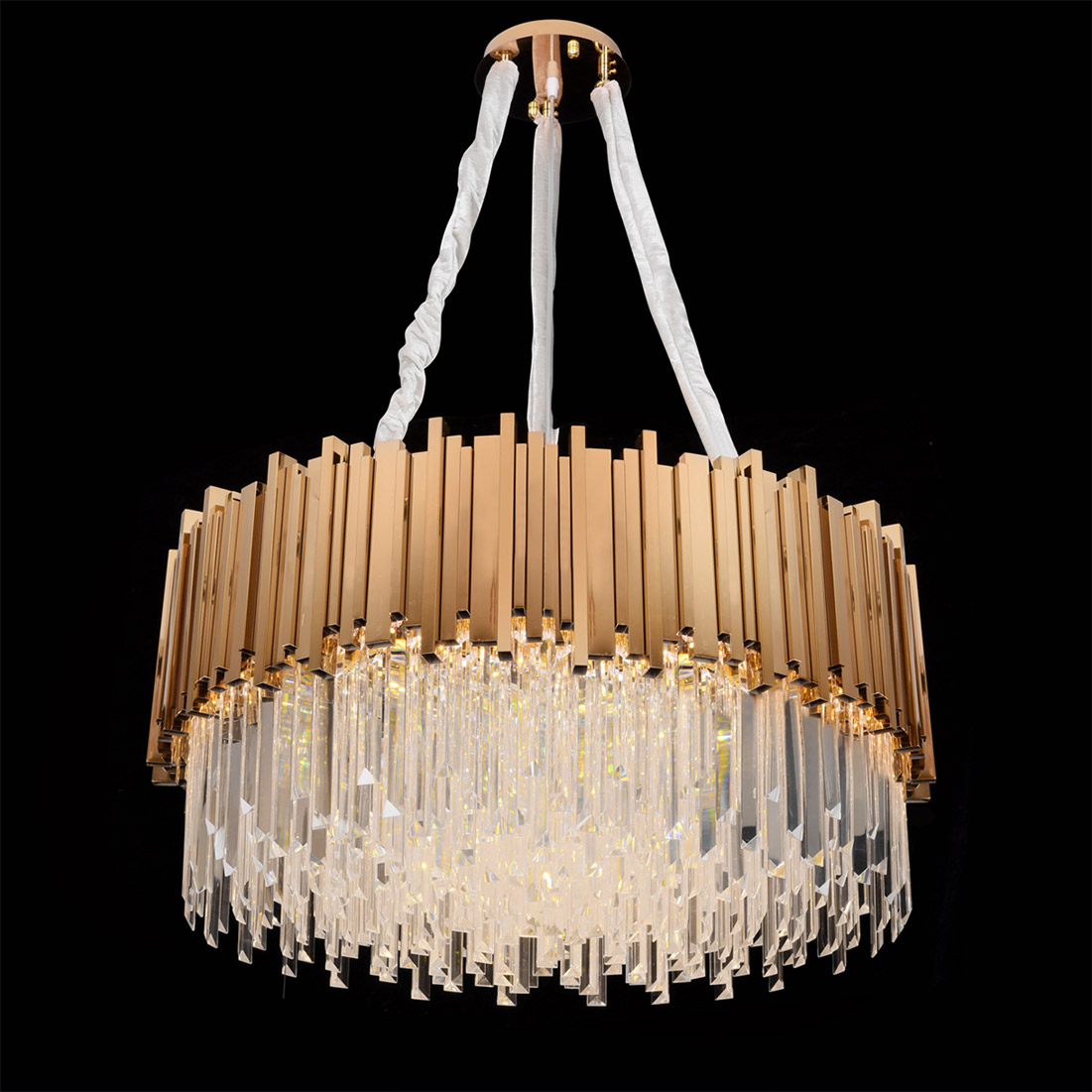 Подвесной светильник Barclay L9 от Delight Collection W825 L9 DELIGHT ДИЗАЙНЕРСКИЕ 243935 Прозрачный;золото  - Вид №1