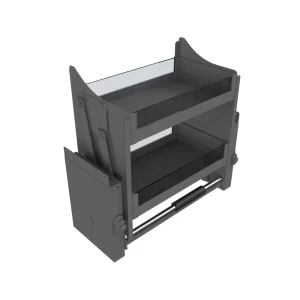 Полка выдвижная Firmax Lift-up 76.4x53.3x26.6 см цвет хром