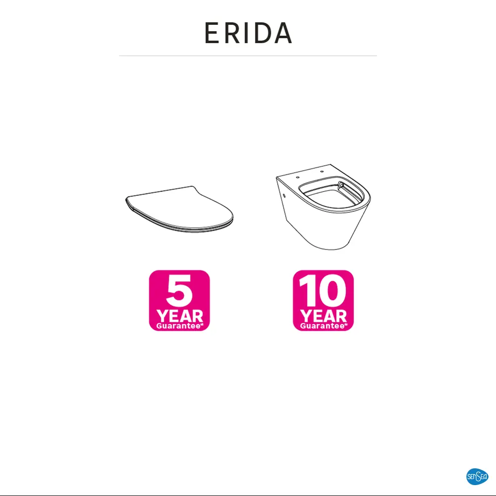 Унитаз подвесной Sensea Erida безободковый 83545196 STLM-2030148 - Вид №8