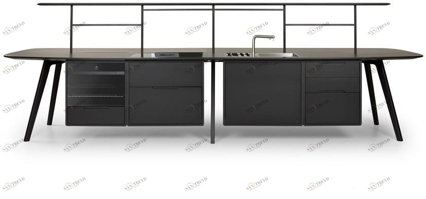 True Design Отдельностоящий деревянный кухонный модуль Wing sun-id-1379217