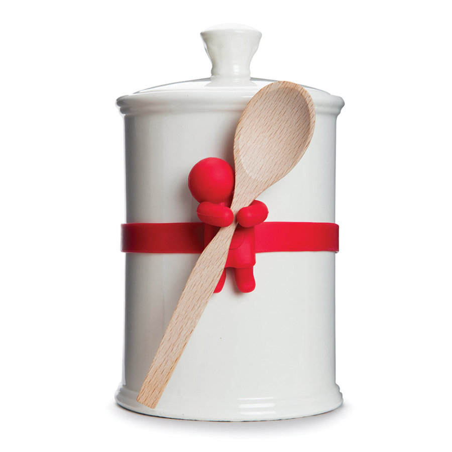 MB6770 Держатель для ложек june spoon силиконовый, красный Monkey Business  - Вид №2