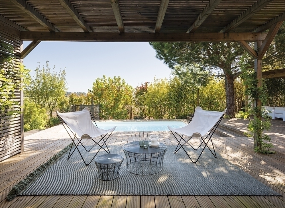 100020 Ковер GL Diagonal aloe-opal 180x240 см GAN Garden Layers - Вид №1