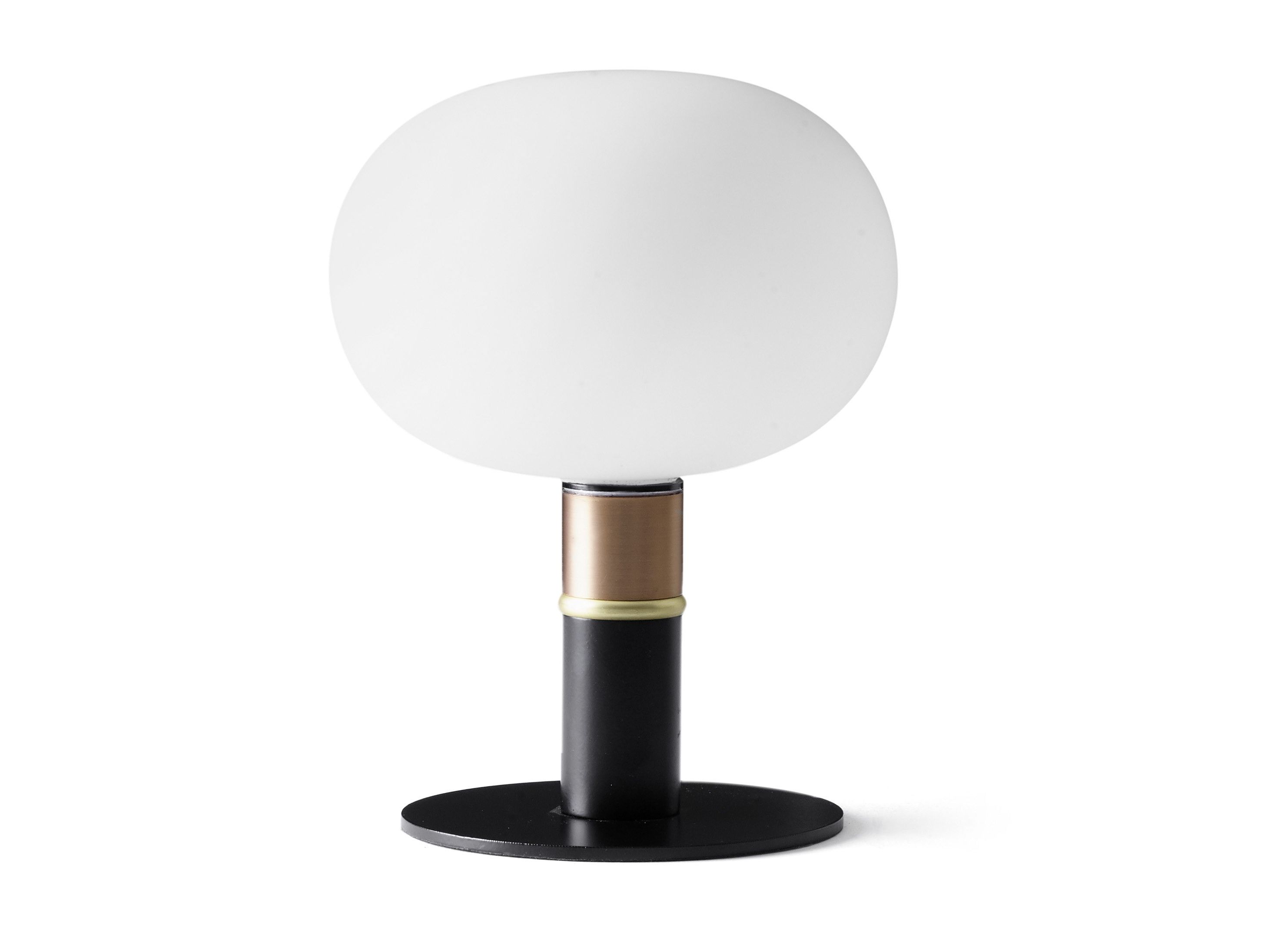 Настольная лампа из металла и опала Miloox Mose ARCH-00116661 - Вид №2