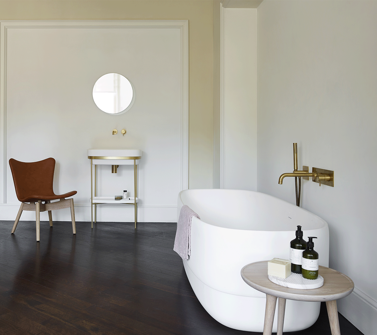 Ex.T RIBBON Отдельностоящая консоль из латуни com_EXLAVRIBBONOT - Вид №1