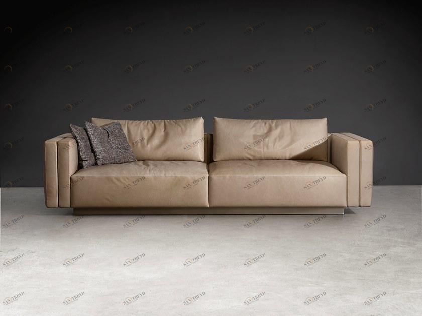 Visionnaire 3-х местный кожаный диван sun-id-1376352