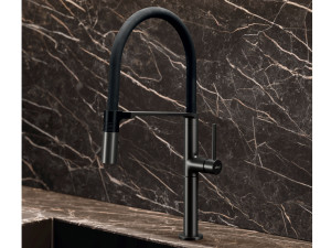 Смеситель для кухни на одно отверстие с ручным душем