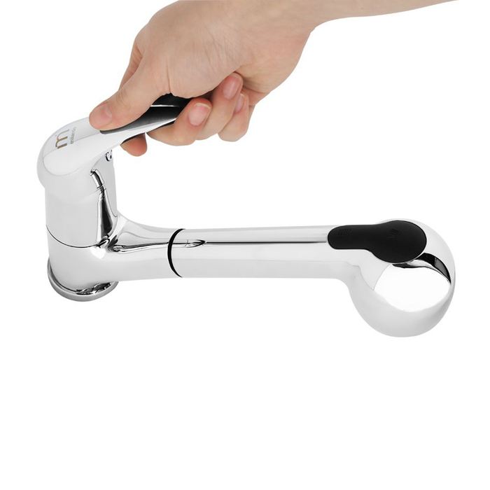 DA2SBP0M05 Milardo Davis Смеситель для кухни c выдвижным изливом Davis Россия  - Вид №1