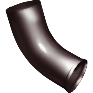 Колено стока 90 мм цвет шоколад