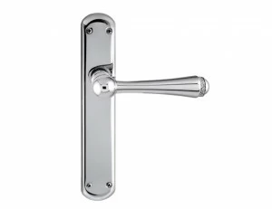 0A0381.000.84 Ручки дверных рычагов установлены на пластинах с кристаллами сваровски Матовый черный