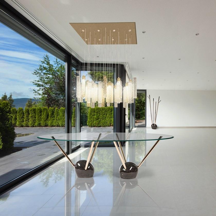 VGnewtrend Овальный стеклянный стол  7511949.96  - Вид №1