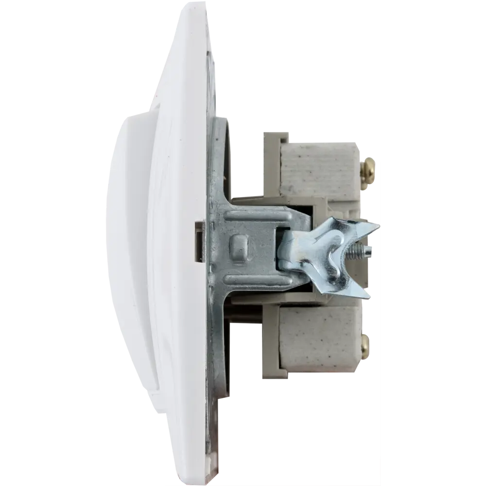 TDM ELECTRIC Выключатель встраиваемый двухклавишный белый 85591334 Таймыр STLM-1112344 - Вид №3