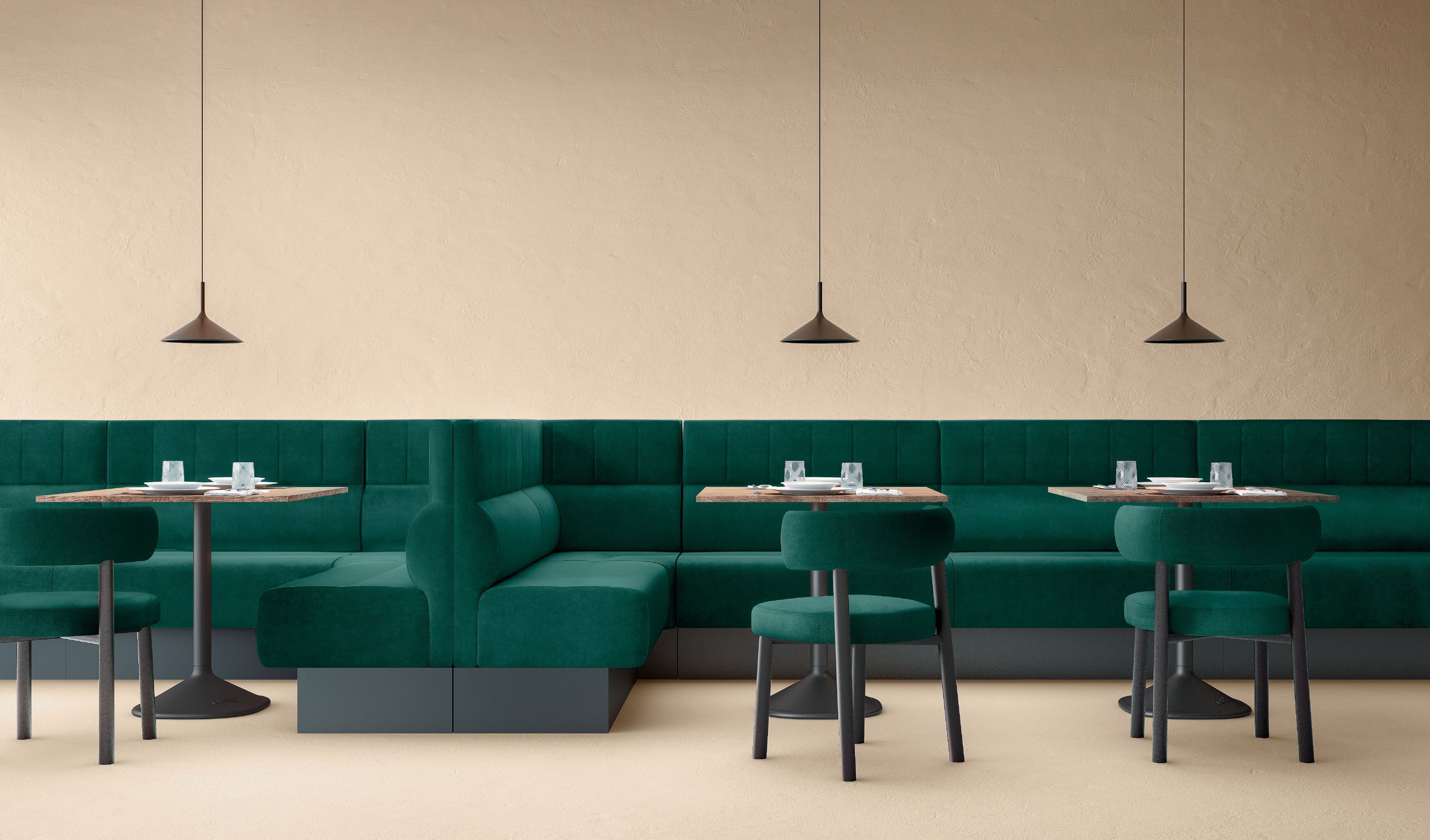 Модульная мягкая скамейка из ткани Quinti Sedute BENKY ARCH-00029900 - Вид №3