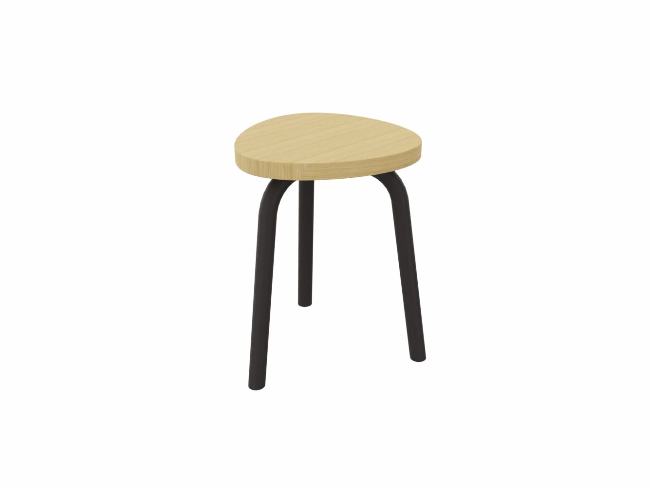 Низкий стул из стали и дерева Cascando Pully ARCH-00109724