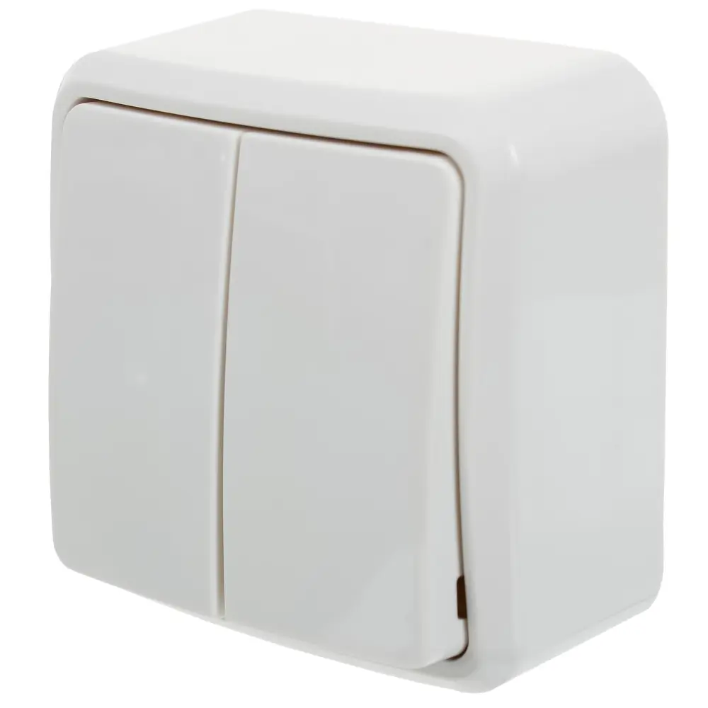 Двойной выключатель LEXMAN для современного интерьера 81930562 First 2 STLM-1114164 - Вид №1