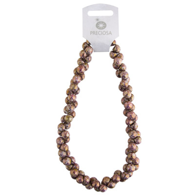 112-01-312 Бусина Чехия на нитях 8 мм 102 шт PRECIOSA 