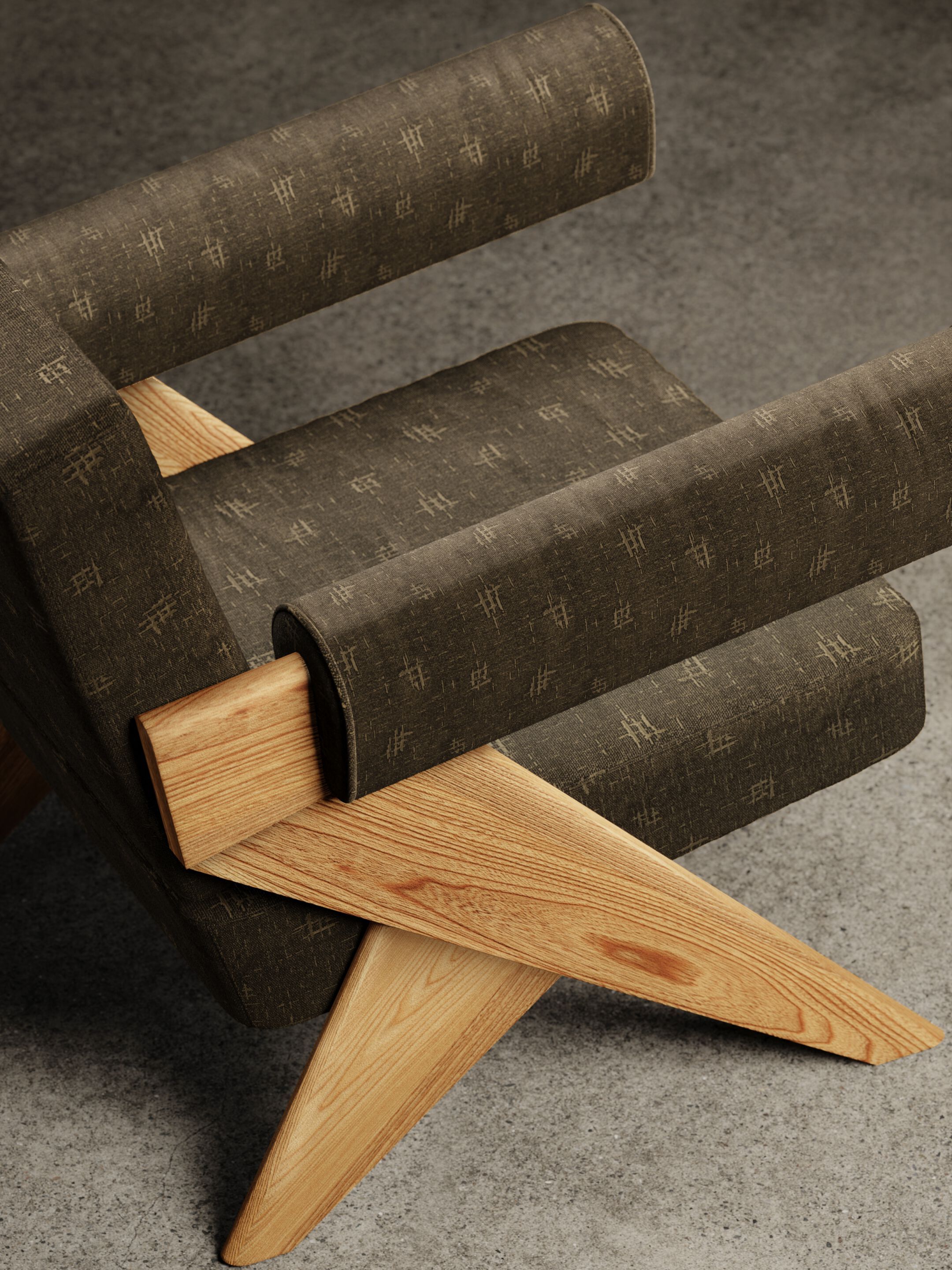 Тканевое кресло с подлокотниками GIOPAGANI SOUVENIR ARCH-00030345 - Вид №2